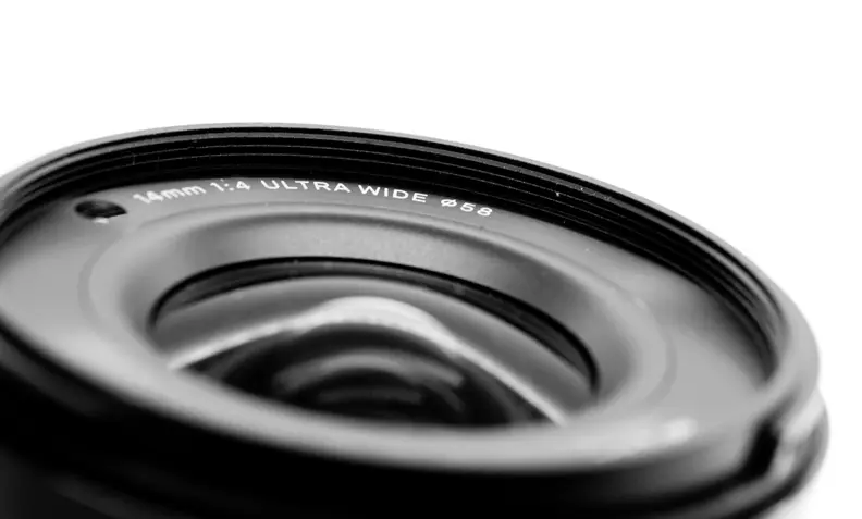 The 14mm lens combined with the APS-C Foveon sensor makes for a 21mm equivalent focal length.