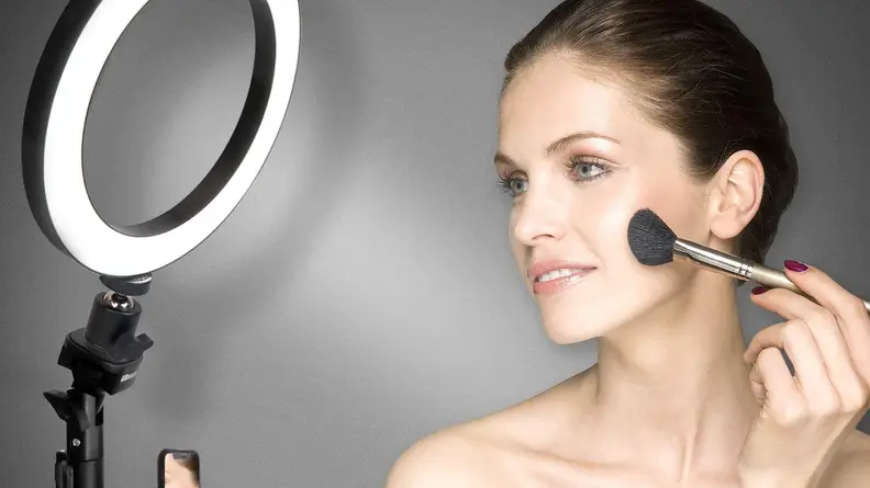 Take perfectly lit photos with this popular selfie ring.
