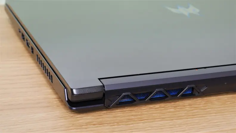 A photo of the Acer Predator Triton 300 gaming laptop fan vent
