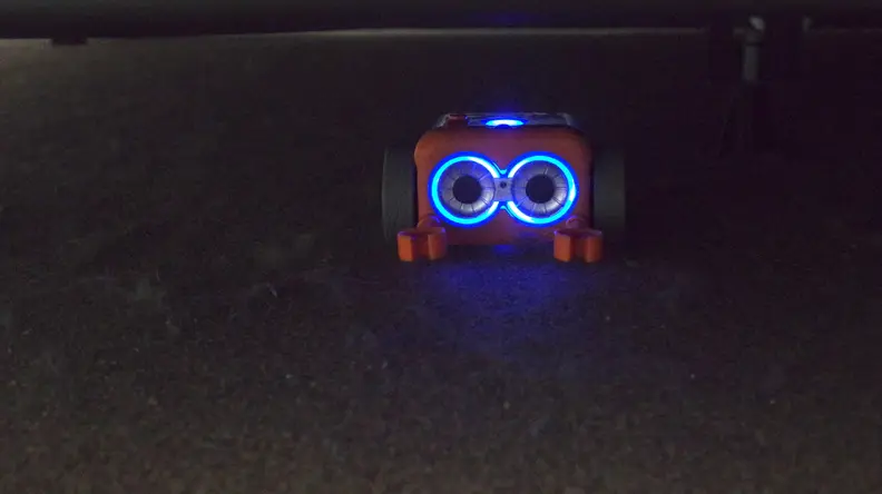 When the lights are out, Botley will act like a spooky ghost, as long as you enter the correct sequence of commands on the controller.