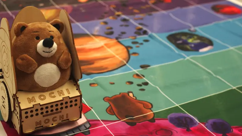 Younger children will look forward to exploring new lands and coding concepts with Mochi.