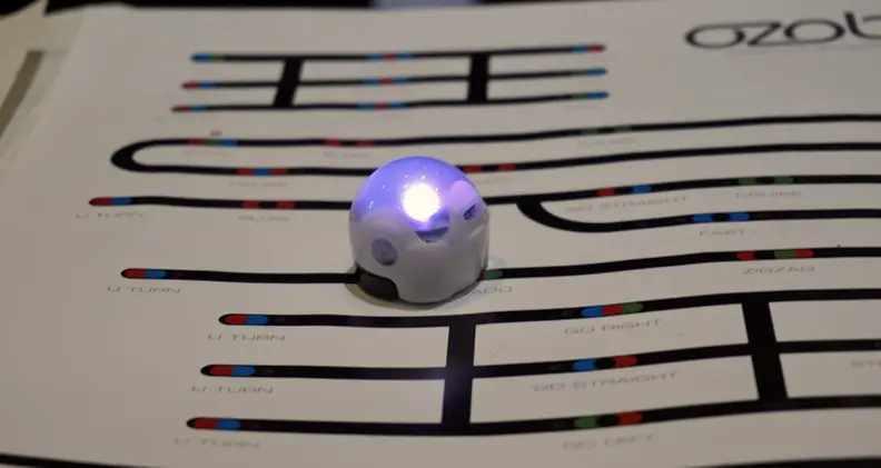 The original programming language of the Ozobot depended on a color coding system.
