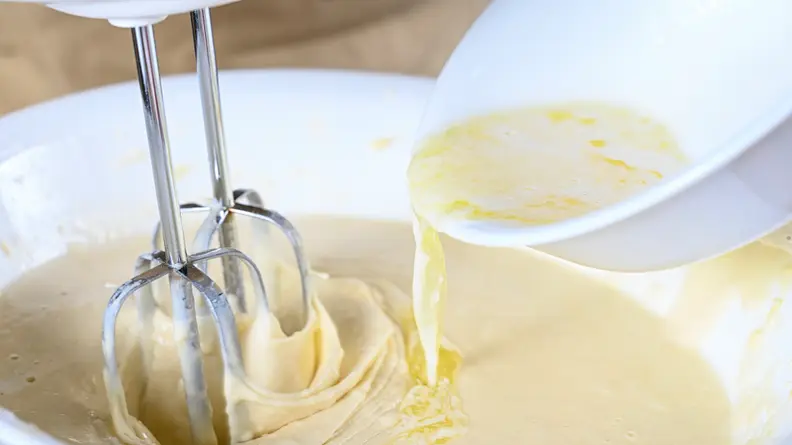 Combine all ingredients with a hand mixer.