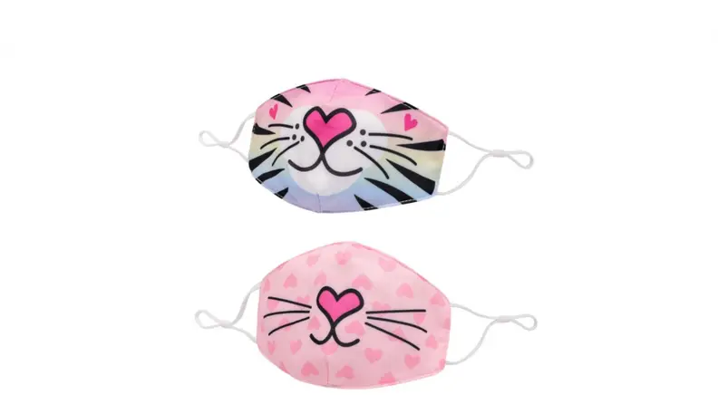 Two kitten masks