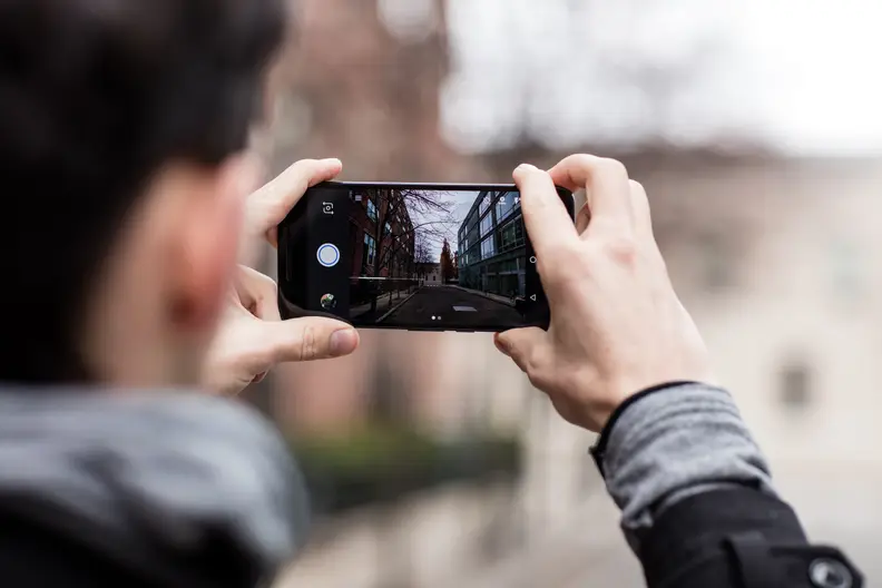 The Nexus 6P primary camera in use