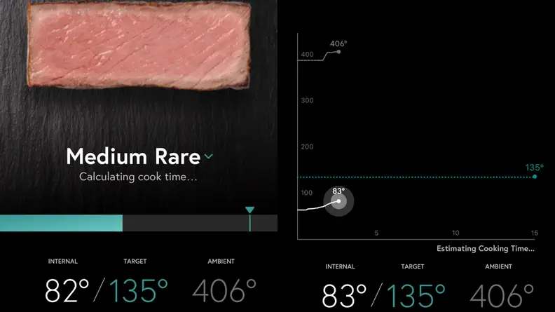 The Easy Mode (left) and Expert Mode (right) are both great for home chefs.
