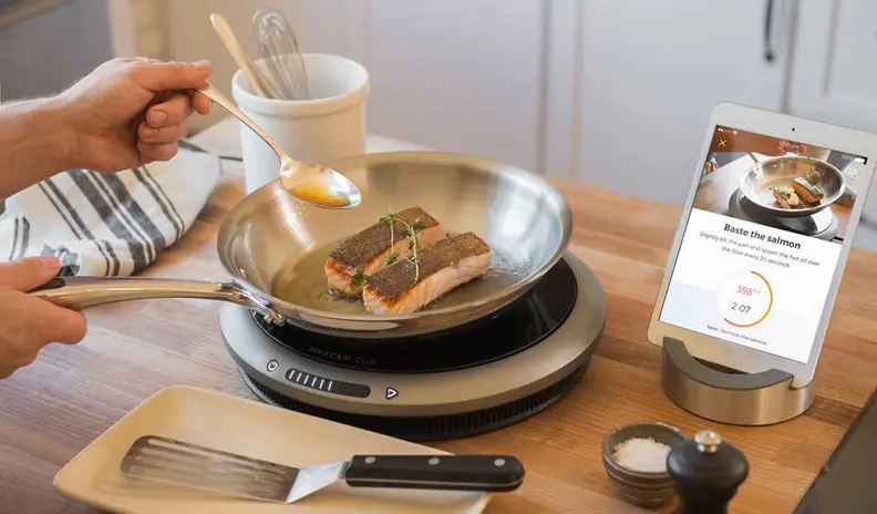 cooking with Hestan Cue