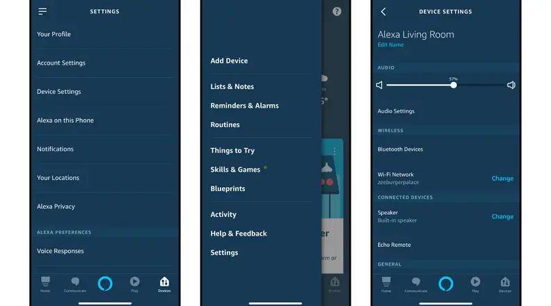 Amazon Alexa app