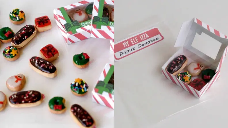 Elf-sized donuts