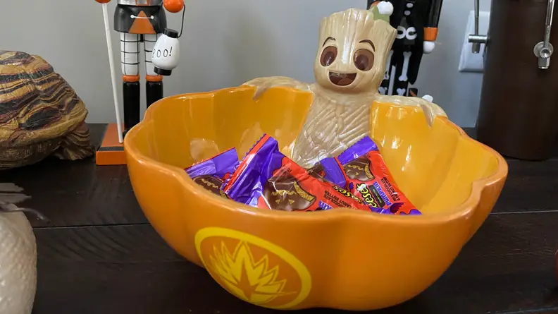 Groot bowl on a tabletop