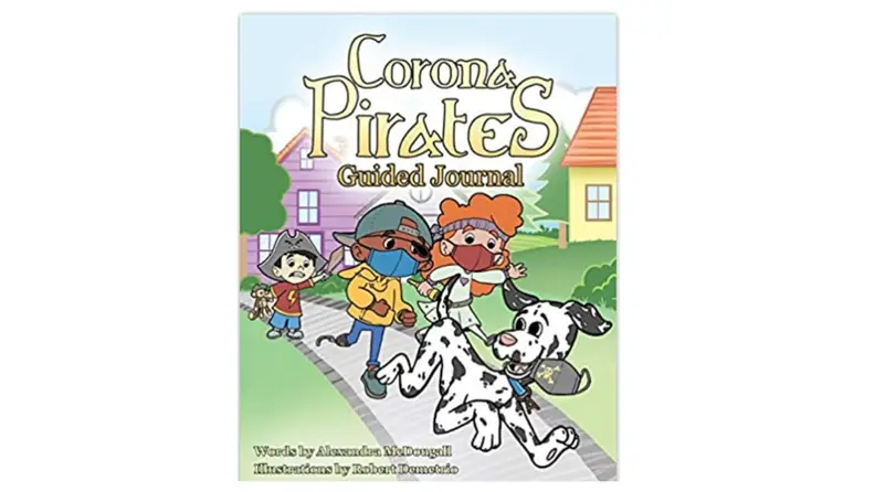 A book with masked kids on the cover.