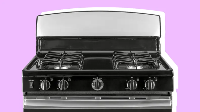 The rangetop of the gas range