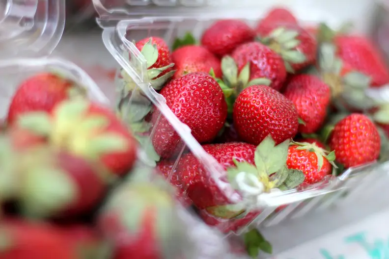 Strawberries from a farmer's market