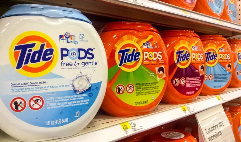 Detergent package risks