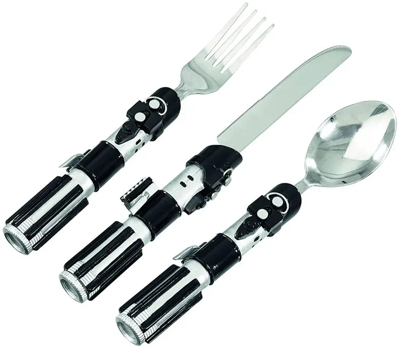 Star Wars Darth Vader Lightsaber Cutlery Set
