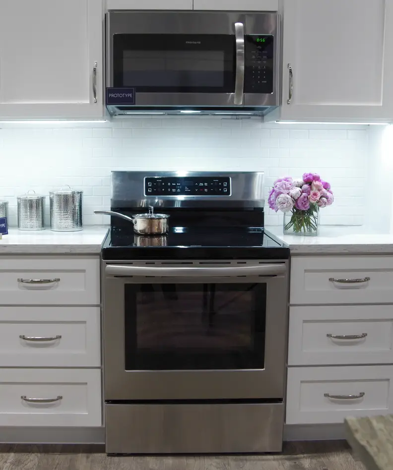 Frigidaire's new induction range and over-the-range microwave