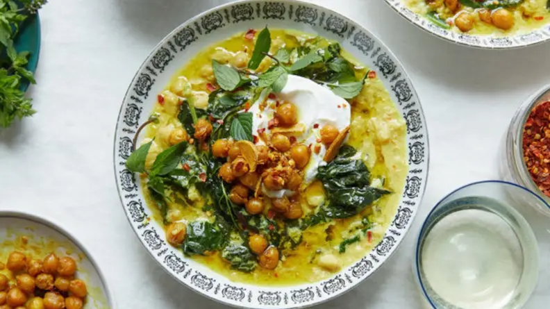 Spiced Chickpea Stew With Coconut and Turmeric