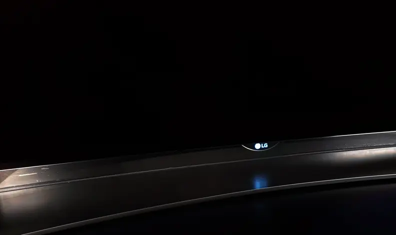 LG 65EG9600 stand logo LG base