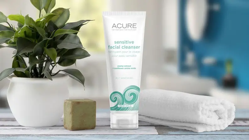 Acure facial cleanser