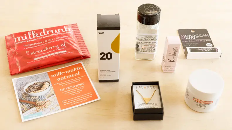 The Oh Baby box 'fourth trimester' contents