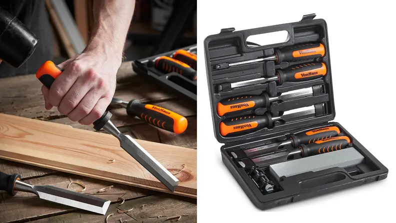 VonHaus Woodcarving Chisel Set