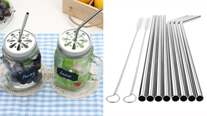 YIHONG Stainless Steel Reusable Straws