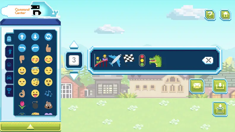This motion/emoticon sequence was coded into the #3 macro spot.