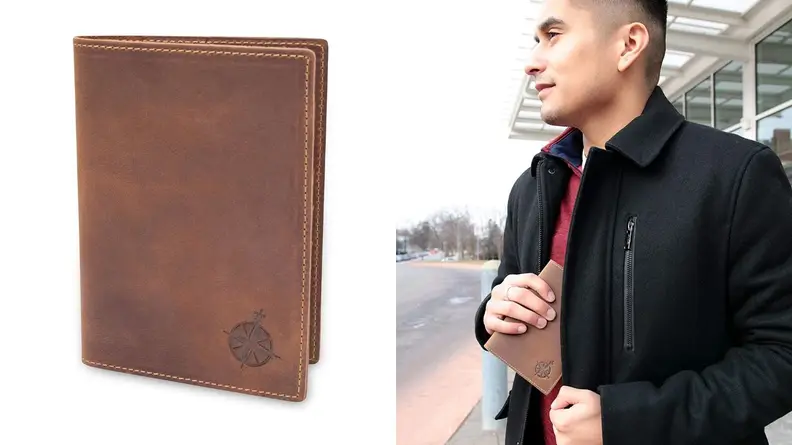 Leather Passport Holder