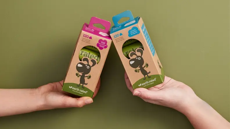 These hearty waste bags are made from recyclable materials.