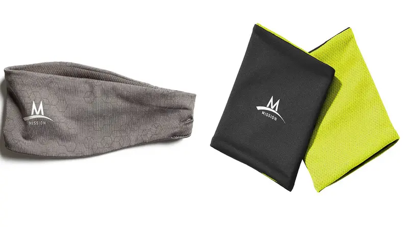 Headband and armbands available on Amazon