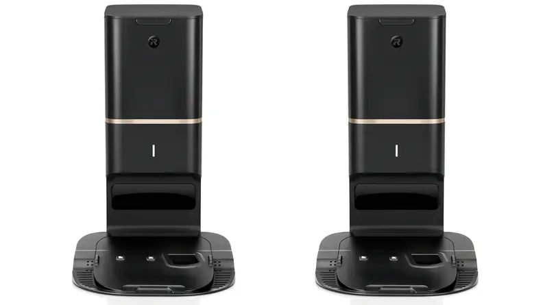 A robot vacuum dirt disposal station