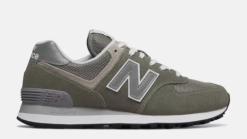 Pair of New Balance 574 sneakers.