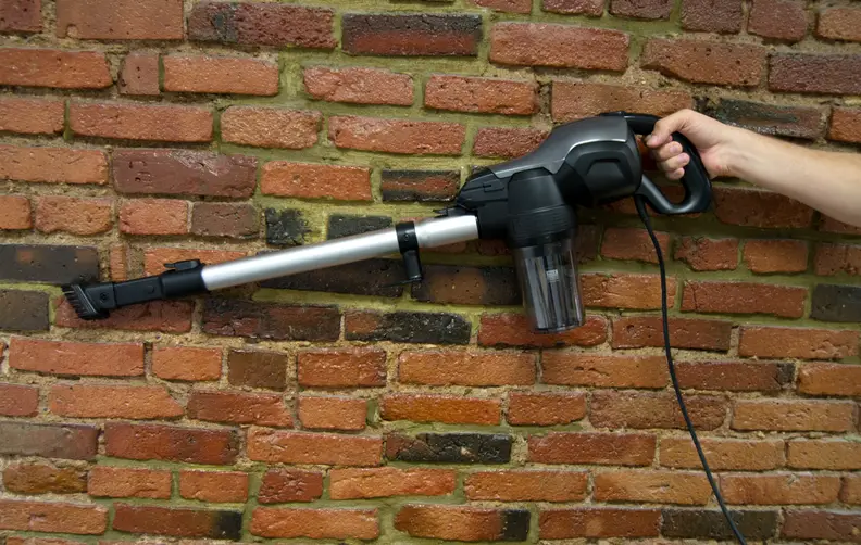 The hand vacuum is for those hard-to-reach spots.