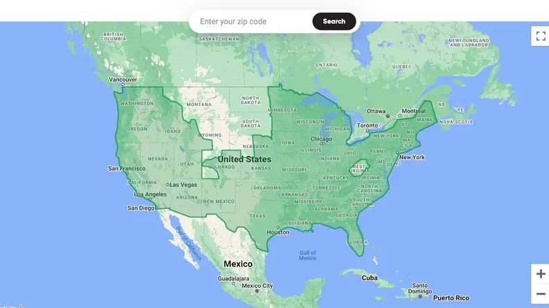 Infographic of the United States.