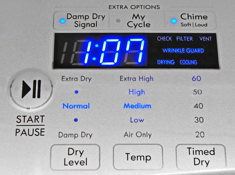 The Kenmore Elite 61422's feature list is slim, but features useful options like a customizable My Cycle.