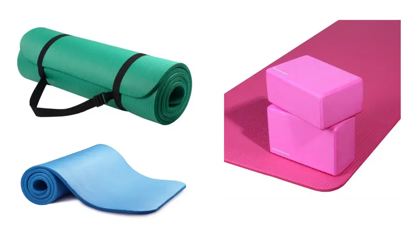 Colorful yoga mats