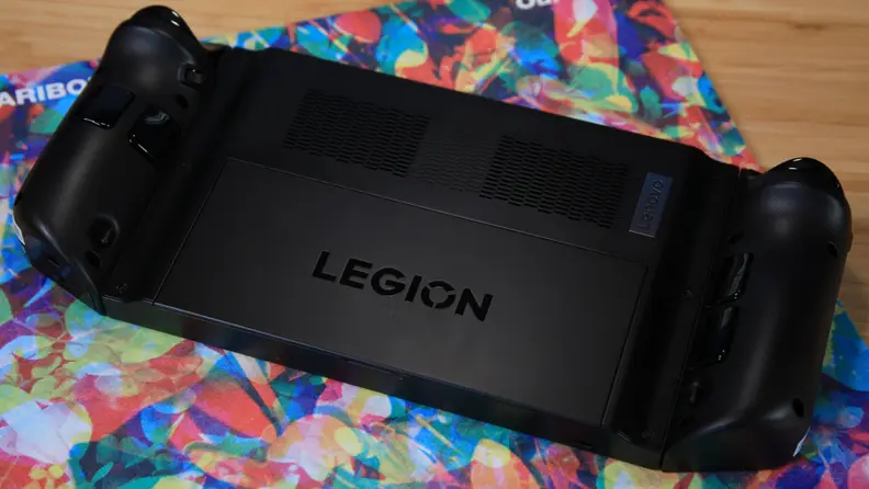 The back of the Lenovo Legion Go.