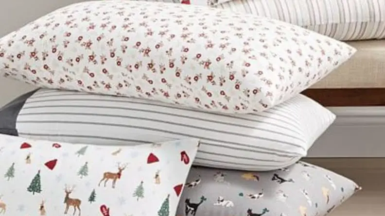A stack of cushions.