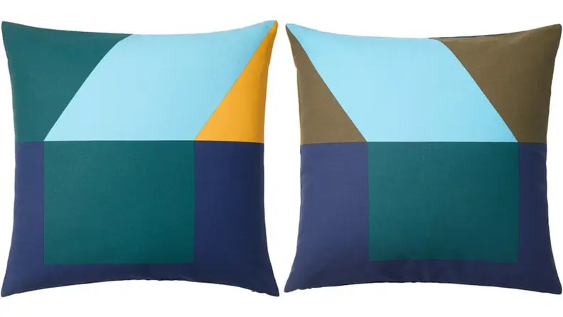 Two Majalisa pillow covers from Ikea