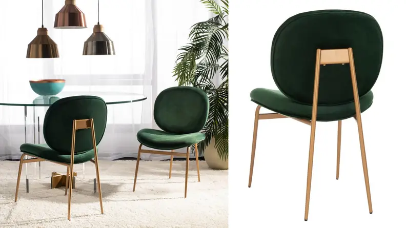 Velvet chairs