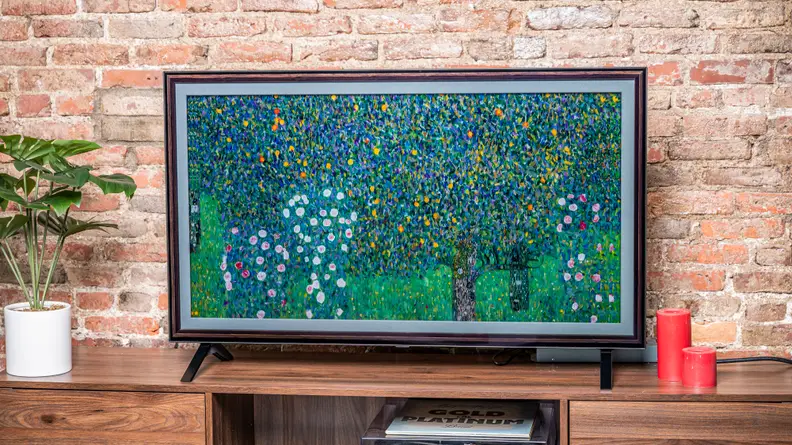 The LG A1 OLED TV displaying 4K content in a living room setting