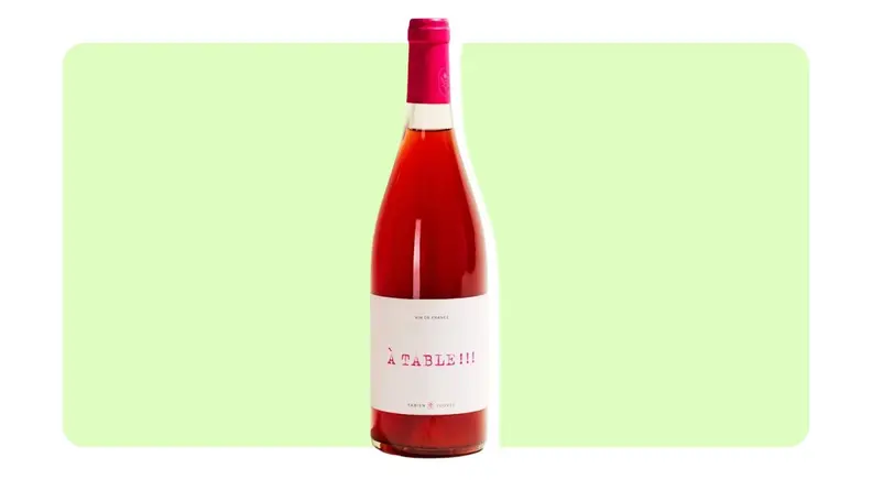 Product shot of wine bottle from Fabien Jouves.