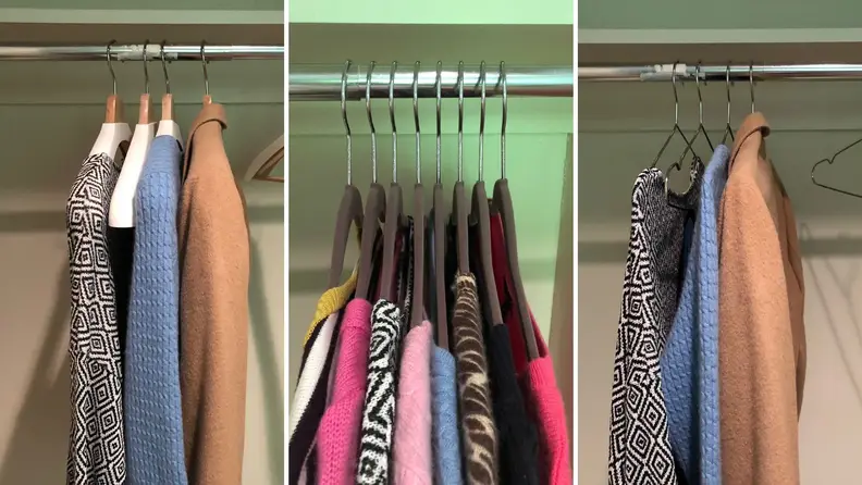 Testing clothes hangers