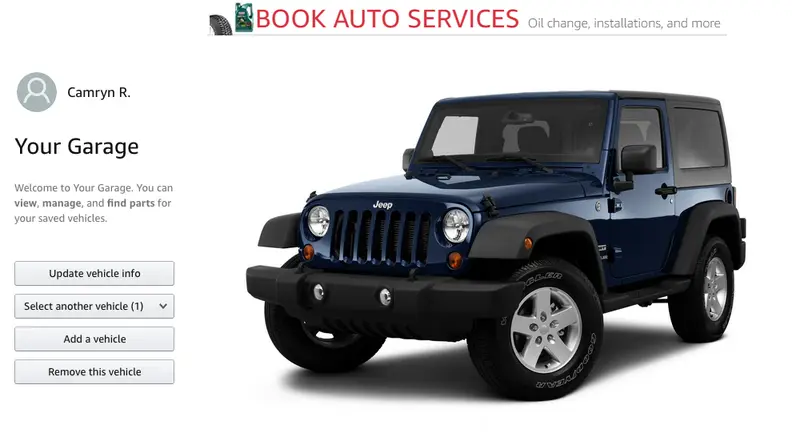 Amazon My Garage