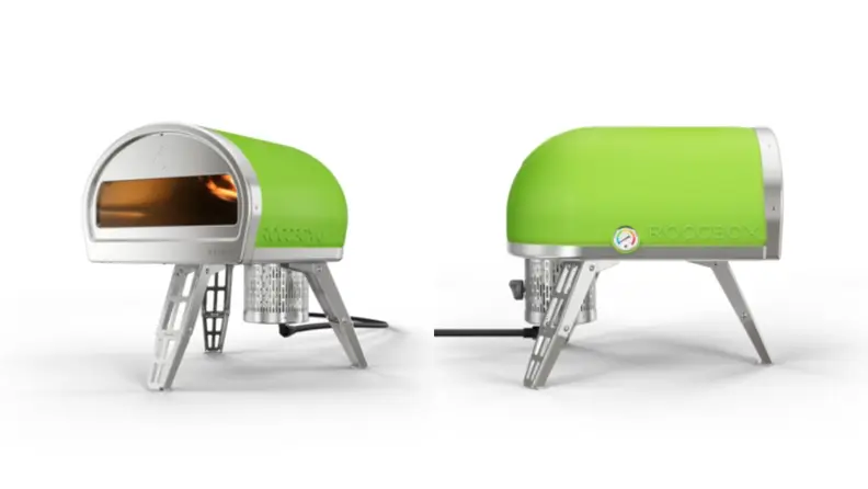 The Roccbox is available in grey and green.
