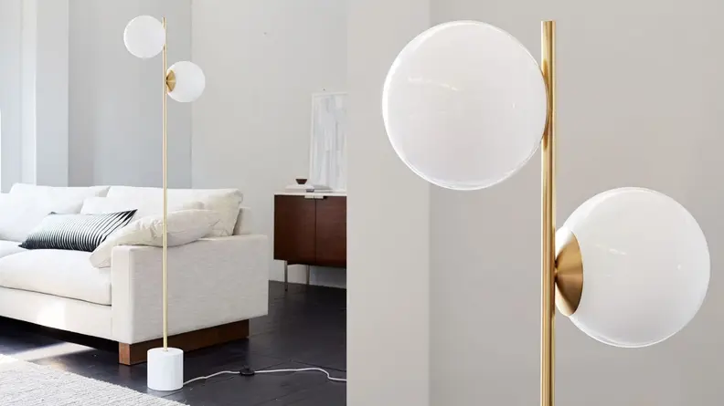 West Elm Sphere & Stem Lamp