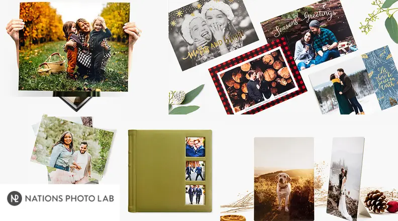 A display of several different kinds of photos