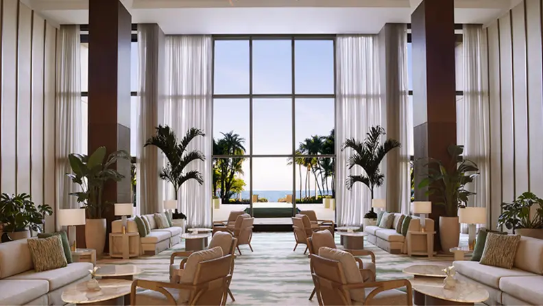 The conference room of a hotel