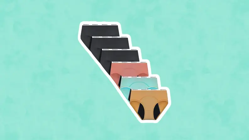 six assorted colors of underwear