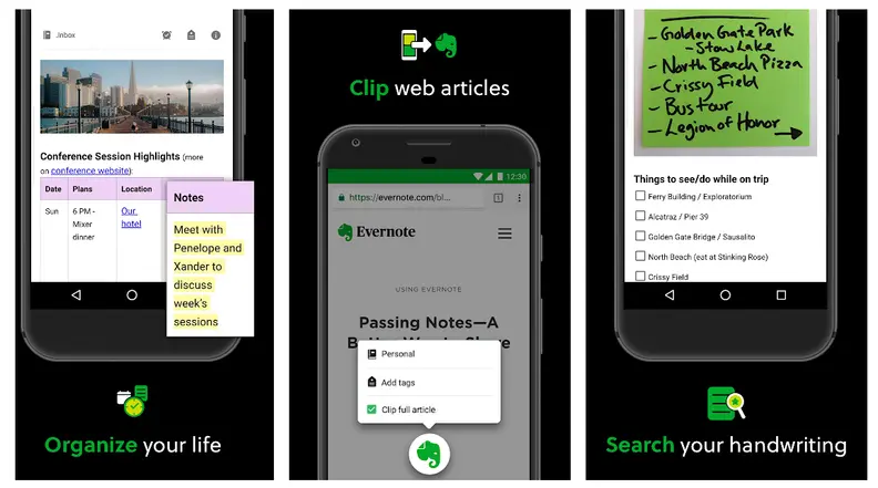 Evernote app